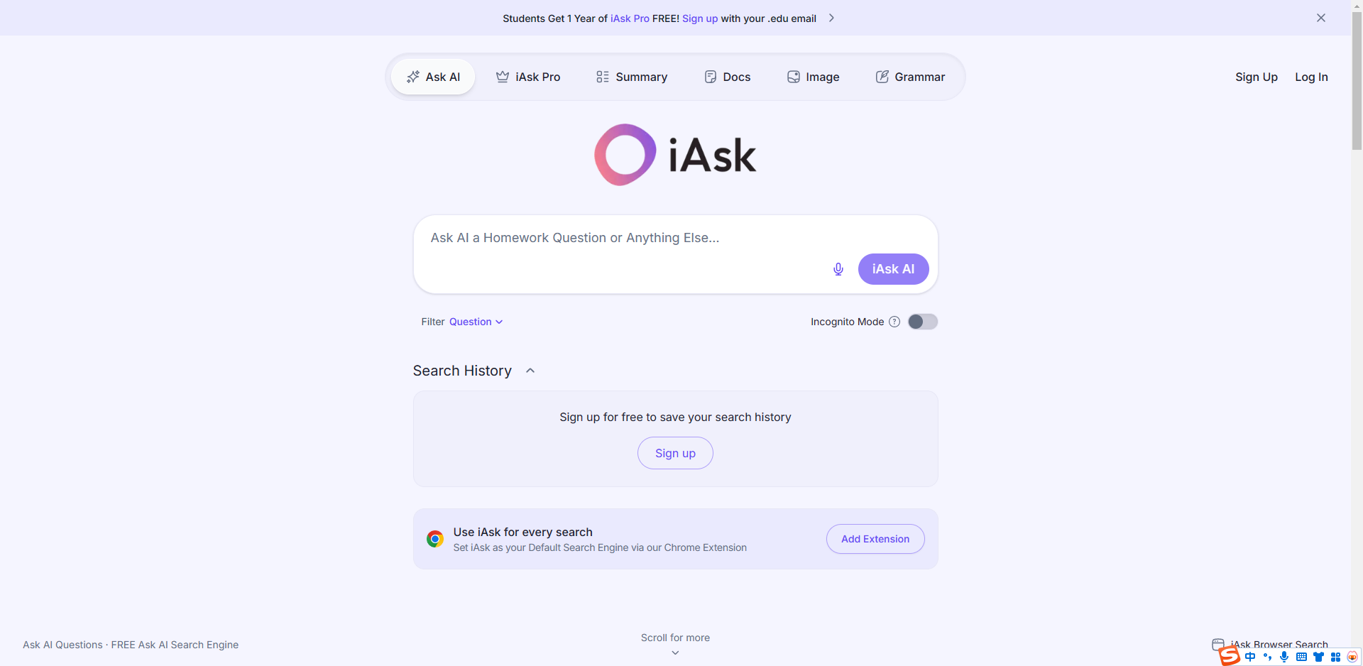 Ask ai questions ask ai questions question ai search engine iask