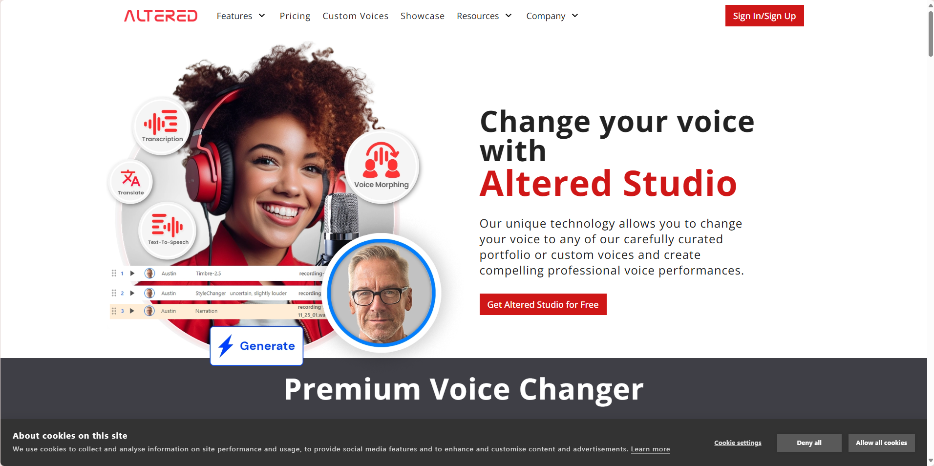 Altered Studio Voice Editor